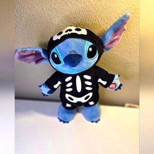 Disney Stitch Skeleton Dancing Musical Halloween Plush